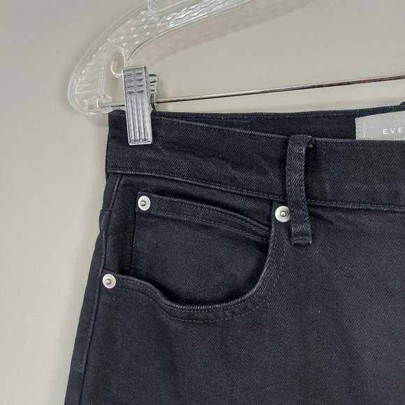 Everlane The Way High Jean Size 27 High Waisted Rigid Organic Cotton Button Fly - Picture 3 of 12